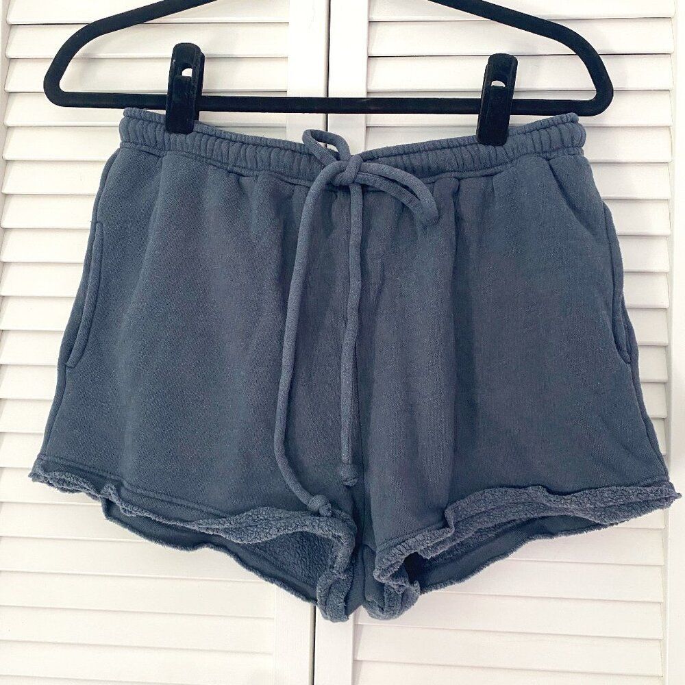 NWT Lulus Dark Grey Fleece Shorts Size M